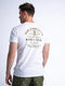 T-SHIRT MIT RÜCKENAUFDRUCK SEAGROVE-Petrol