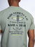 T-SHIRT MIT RÜCKENAUFDRUCK SEAGROVE-Petrol