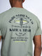 T-SHIRT MIT RÜCKENAUFDRUCK SEAGROVE-Petrol