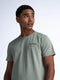 T-SHIRT MIT RÜCKENAUFDRUCK SEAGROVE-Petrol